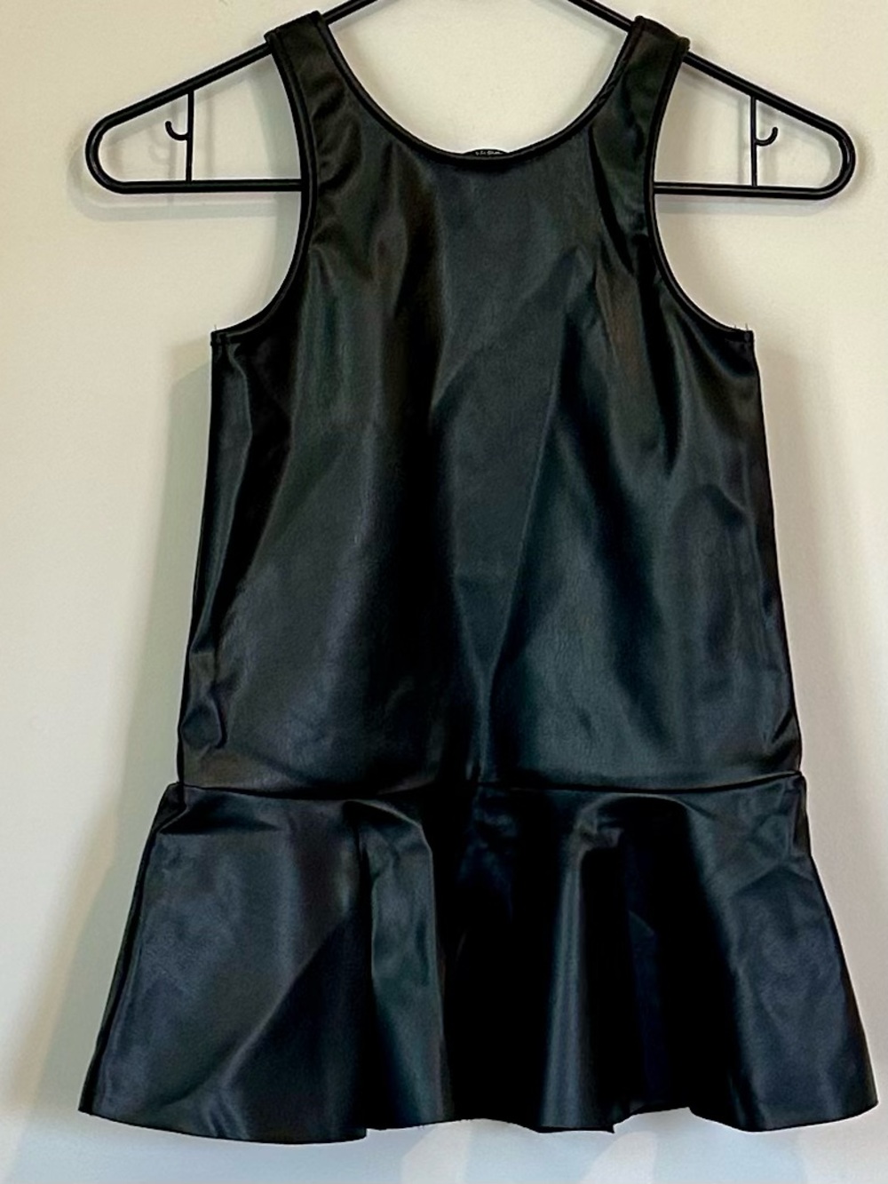 Primark Black Faux Leather Studded Dress - 6-7 years - Picture 5 of 6